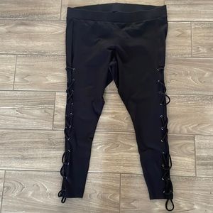 Torrid Lace Up Leggings